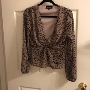 Cheetah Print Top